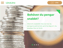 Tablet Screenshot of lanalana.se